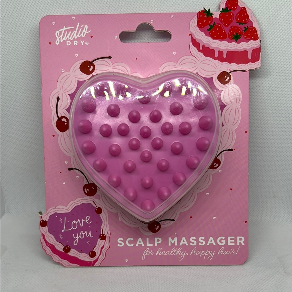 Pink Scalp Massager #1